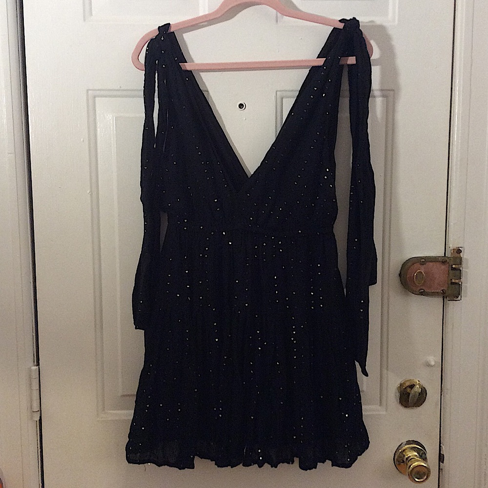 Black Sparkle Sundress